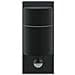 Lampade da parete esterne con sensore 2 pz in acciaio inox nero IP44 - Foto miniatura 5