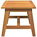 Tavolino da caffè  90x45x40 cm in legno massello di acacia - Foto miniatura 7