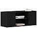 Mobile TV  Nero Rovere 100x35x40 cm Legno ingegnerizzato - Foto miniatura 3