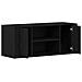 Mobile TV  Nero Rovere 100x35x40 cm Legno ingegnerizzato - Foto miniatura 5