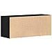 Mobile TV  Nero Rovere 100x35x40 cm Legno ingegnerizzato - Foto miniatura 8