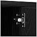 Mobile TV  Nero Rovere 100x35x40 cm Legno ingegnerizzato - Foto miniatura 9