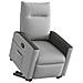 Poltrona Alzapersona Reclinabile Grigio Nuvola in Tessuto - Foto miniatura 2
