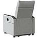 Poltrona Alzapersona Reclinabile Grigio Nuvola in Tessuto - Foto miniatura 7