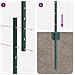 Pali per Recinzione 11 pcs U-Channel Verde 100 cm Acciaio - Foto miniatura 6
