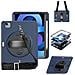 Custodia Per Ipad Pro 3/2/1 11” Con Supporto E Tracolla Blu Navy - Foto miniatura 2