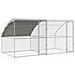Gabbia per polli Argento 400 x 200 x 198.5 cm Acciaio zincato - Foto miniatura 1