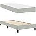 Letto box spring con materasso Grigio chiaro 90 x 190 cm - Foto miniatura 6