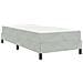 Letto box spring con materasso Grigio chiaro 90 x 190 cm - Foto miniatura 9