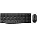 Combo Tastiera E Mouse Wireless 2.4g - Set Nero Con Batterie Aaa - Foto miniatura 2
