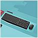Combo Tastiera E Mouse Wireless 2.4g - Set Nero Con Batterie Aaa - Foto miniatura 6