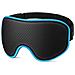 Mascherina Per Dormire 3d Sagomata In Memory Foam Blu - Blocco Della Luce E Comfort - Foto miniatura 1