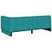 Cornice del letto ad angolo Turchese 90 x 200 cm Velluto - Foto miniatura 7