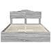 Letto con Contenitore con testiera Grigio Sonoma 160 x 200 cm - Foto miniatura 8