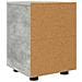 Comodino Grigio cemento 30,5 x 30 x 43 cm Legno multistrato - Foto miniatura 8