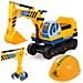 Cavalcabile spingi-camminatore escavatore 3in1 2 pinze + registratore di cassa - Foto miniatura 4