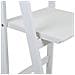 Scala A Scaffale In Legno Laccato Bianco 41x38x110/115h Cm - Foto miniatura 4