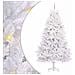 Albero di Natale Artificiale con Rami Pieghevoli Bianco 270 cm - Foto miniatura 1