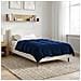 Piumone Completo Annuale Blu Scuro 140 x 220 cm Microfibra - Foto miniatura 2