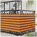 Schermo da balcone Arancione e Marrone 100 x 400 cm - Foto miniatura 3