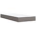 Letto con Contenitore con testiera 2 pz Tortora Pelle Sintetica - Foto miniatura 6
