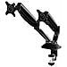 Supporto da Scrivania DS3002C-B1 per 2 Monitor 10" - 27" con 2 Braccia Portata 5 kg per Braccio - Foto miniatura 1