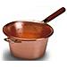 Paiolo In Rame Cm 26 Con Manico In Legno - 26/1035 - Foto miniatura 1
