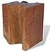 Sgabello In Legno Massello Di Teak 30x30x40 Cm - Foto miniatura 4