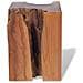Sgabello In Legno Massello Di Teak 30x30x40 Cm - Foto miniatura 5