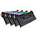 Memoria Dimm Vengeance RGB PRO 32 GB (4x 8 GB) DDR4 3600 MHz CL18 Colore Nero - Foto miniatura 1
