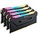 Memoria Dimm Vengeance RGB PRO 32 GB (4x 8 GB) DDR4 3600 MHz CL18 Colore Nero - Foto miniatura 2