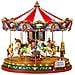 Giostra Natalizia Movimenti E Luci A Led Presepe Di Natale Lemax - The Grand Carousel 84349 - Foto miniatura 2