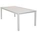 Dexter - Set Tavolo In Alluminio Cm 200/300 X 100 X 74 H Con 6 Poltrone Dexter - Foto miniatura 4