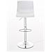 2 Sgabelli Alti Hoover in Polipropilene - Set 2 Sgabelli Bar Design Regolabile 59-80 cm I Sedie Sgabello Girevole 360°con Schienale I Sgabelli Ergonomici Bianco - Foto miniatura 1