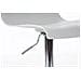 2 Sgabelli Alti Hoover in Polipropilene - Set 2 Sgabelli Bar Design Regolabile 59-80 cm I Sedie Sgabello Girevole 360°con Schienale I Sgabelli Ergonomici Bianco - Foto miniatura 5