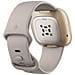 Smartwatch Sense Impermeabile Bluetooth Cardiofrequenza Bianco lunare / Oro - Foto miniatura 3