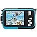 Realishot WP8000 Fotocamera Subacquea 24 MP COMOS Digital Zoom 16X Dual screen 2.7’’ and 1.8’’ Colore Blu - Foto miniatura 3