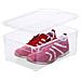 Contenitore Portaoggetti Clear Box Impilabile 36x26x14 Cm. Trasparente F707804 - Foto miniatura 1