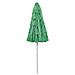 Ombrellone da Spiaggia Hawaii Verde 240 cm - Foto miniatura 3