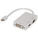 VLMP37465W0.20, Mini DisplayPort, DVI, VGA, HDMI, Maschio / femmina, Bianco, PVC, 0,2m - Foto miniatura 8