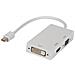 VLMP37465W0.20, Mini DisplayPort, DVI, VGA, HDMI, Maschio / femmina, Bianco, PVC, 0,2m - Foto miniatura 11