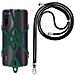 Cordoncino Smartphone Con Silicone Universale Espandibile Regolabile 90cm Verde - Foto miniatura 7