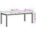 Set Mobili Da Pranzo Giardino 7 Pz Con Cuscini Polyrattan Beige - Foto miniatura 4