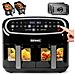Af24 Friggitrice Ad Aria 9l 2400w - Air Fryer Doppio Cestello Con Sync Cook /finish, 10 Programmi, Finestre Trasparenti, 50-200°c - Foto miniatura 11