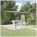 Gazebo Bianco 4x4 M 180 G /m Tessuto E Acciaio - Foto miniatura 1