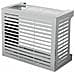 Copricondizionatore In Alluminio Bianco L86 X P44 X H68 Cm - Resistente Per Esterno - Foto miniatura 1
