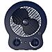 Termoventilatore Dori Night Potenza 2000 Watt Termostato Volume Riscaldabile 60 mc Colore Blu Notte - Foto miniatura 2