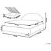 Letto Contenitore Bouclé Beige 140 X 200 Cm Vaucluse - Foto miniatura 8
