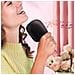 Microfono Karaoke Bluetooth Altoparlante Incorporato Autonomia 8 Ore, Rosa - Foto miniatura 2