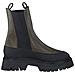 Green Casual Closed Booties Stivaletti Pelle Scarpe Donna Verde Eu 38, 1-25461-29 710 - Foto miniatura 3